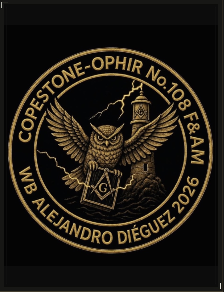 Small lodge emblem detail supplied by Copestone-Ophir Lodge